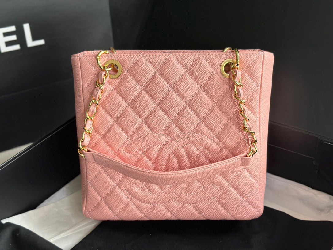 CHANEL Grand Shopping Tote In Pink