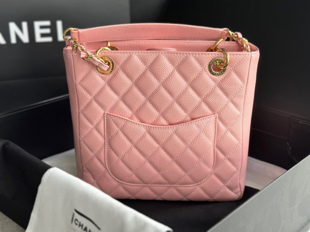 CHANEL Grand Shopping Tote In Pink