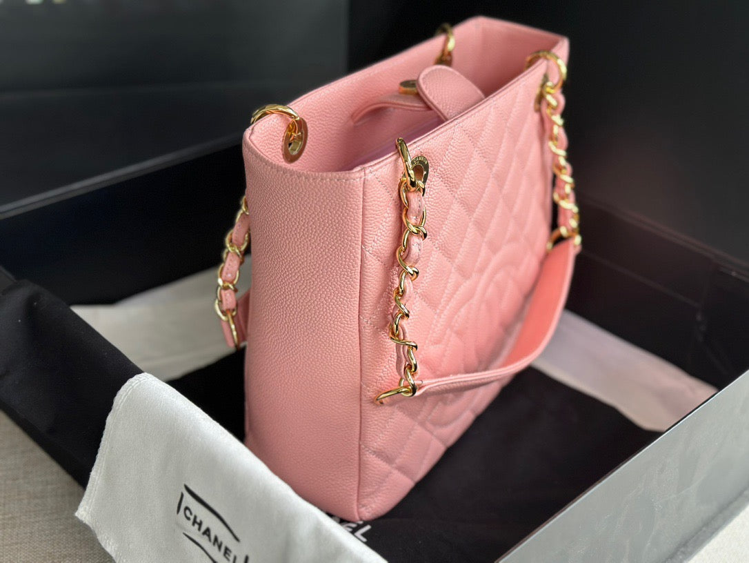 CHANEL Grand Shopping Tote In Pink