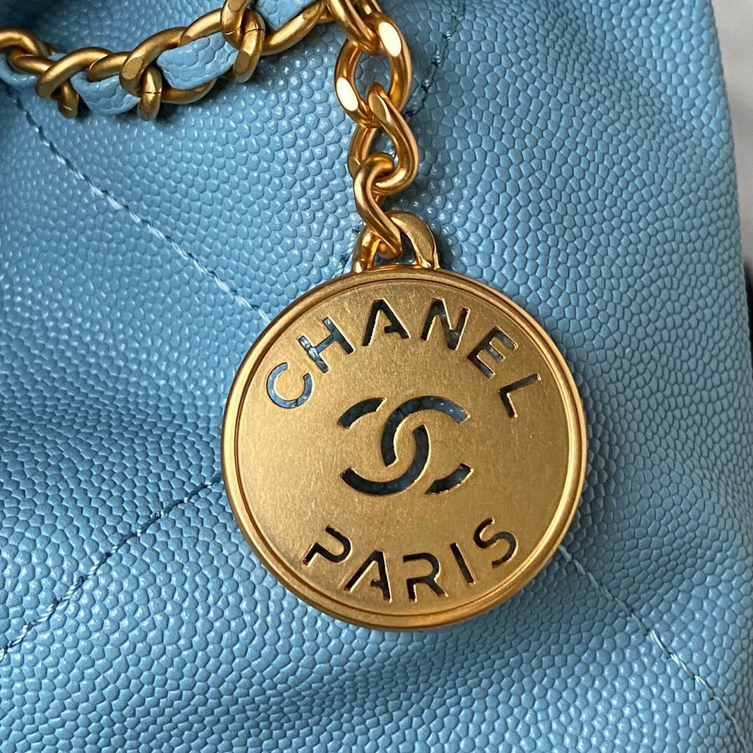 Chanel 22 Mini Bag In Blue