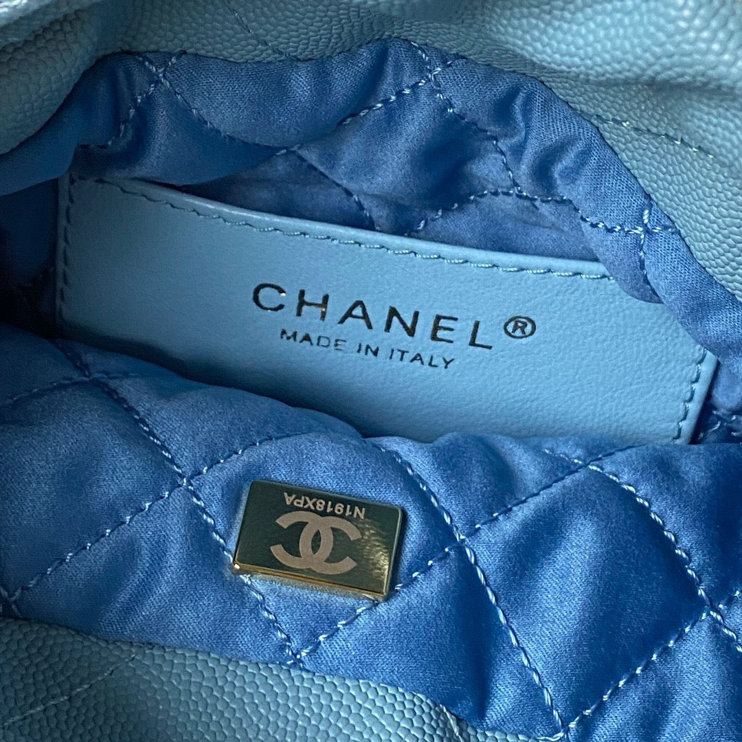 Chanel 22 Mini Bag In Blue