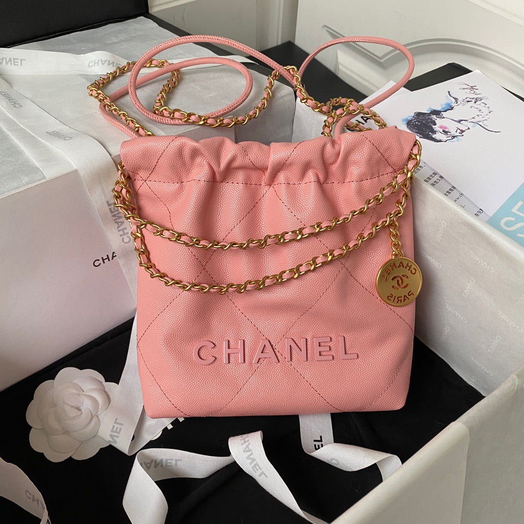 Chanel 22 Mini Bag In Pink