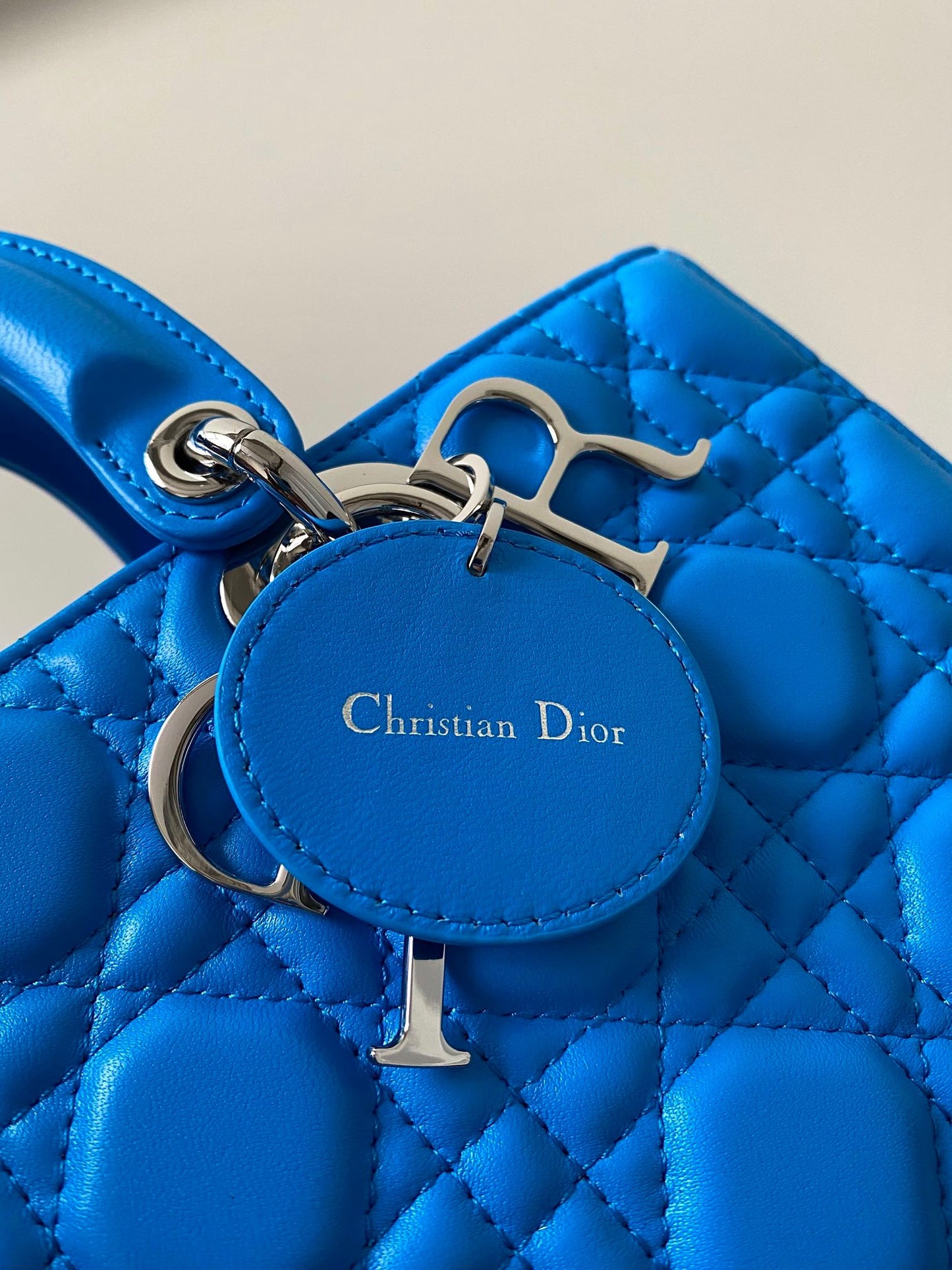 Dior Lady D-Joy Bag In Dark Blue Cannage Lambskin