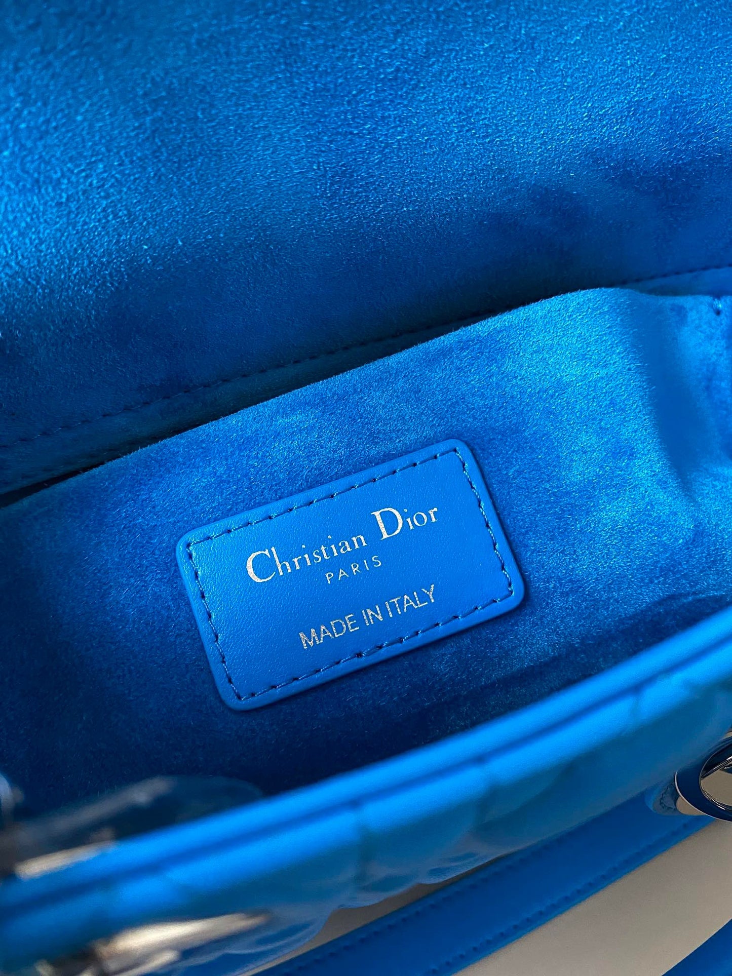 Dior Lady D-Joy Bag In Dark Blue Cannage Lambskin