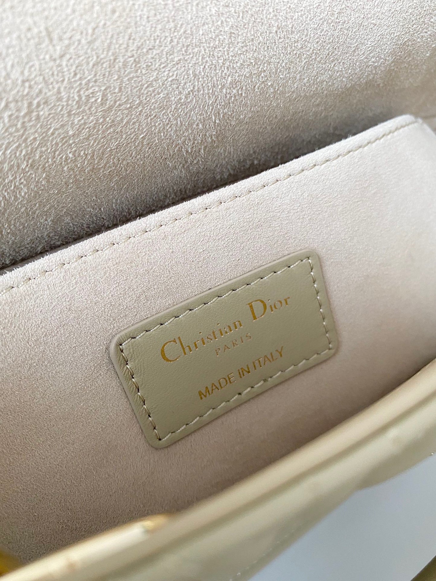 Dior Lady D-Joy Bag In Beige Cannage Lambskin