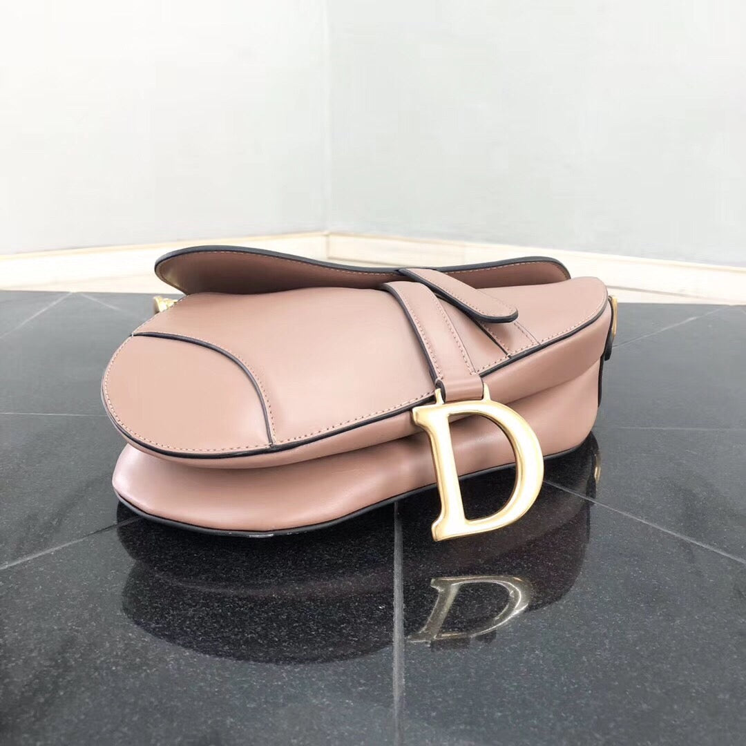 Dior Saddle Bag In Warm Taupe Smooth Calfskin