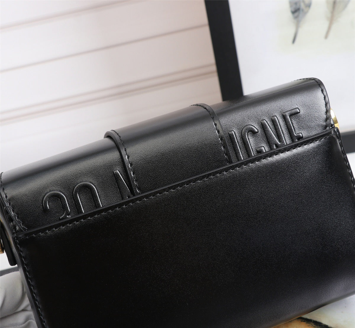 Dior 30 Montaigne Box Bag In Black Box Calfskin