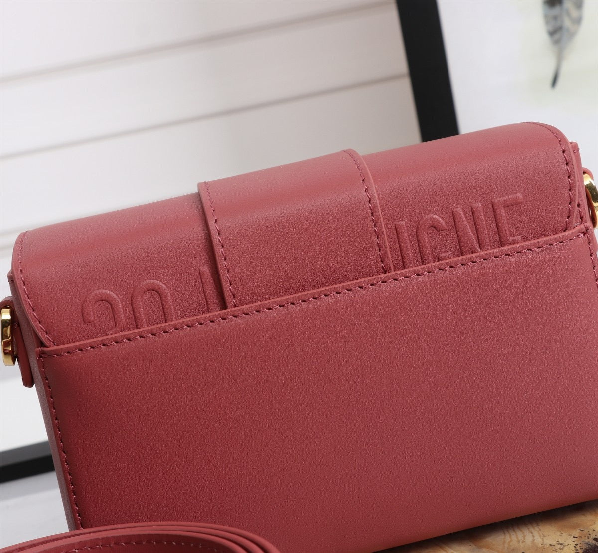 Dior 30 Montaigne Box Bag In Pomegranate Red Box Calfskin