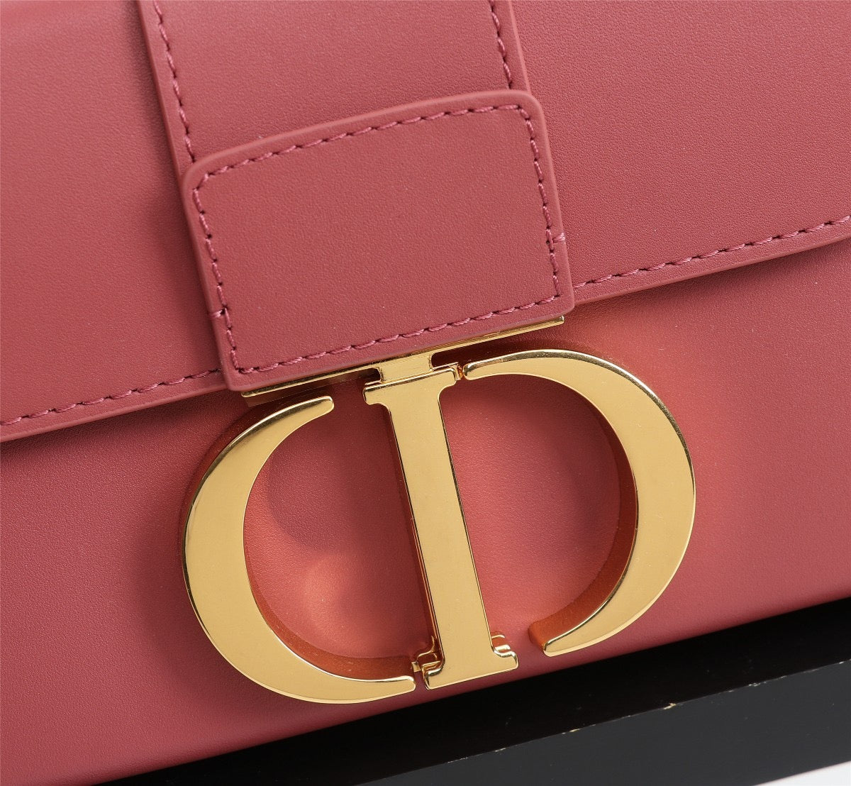 Dior 30 Montaigne Box Bag In Pomegranate Red Box Calfskin