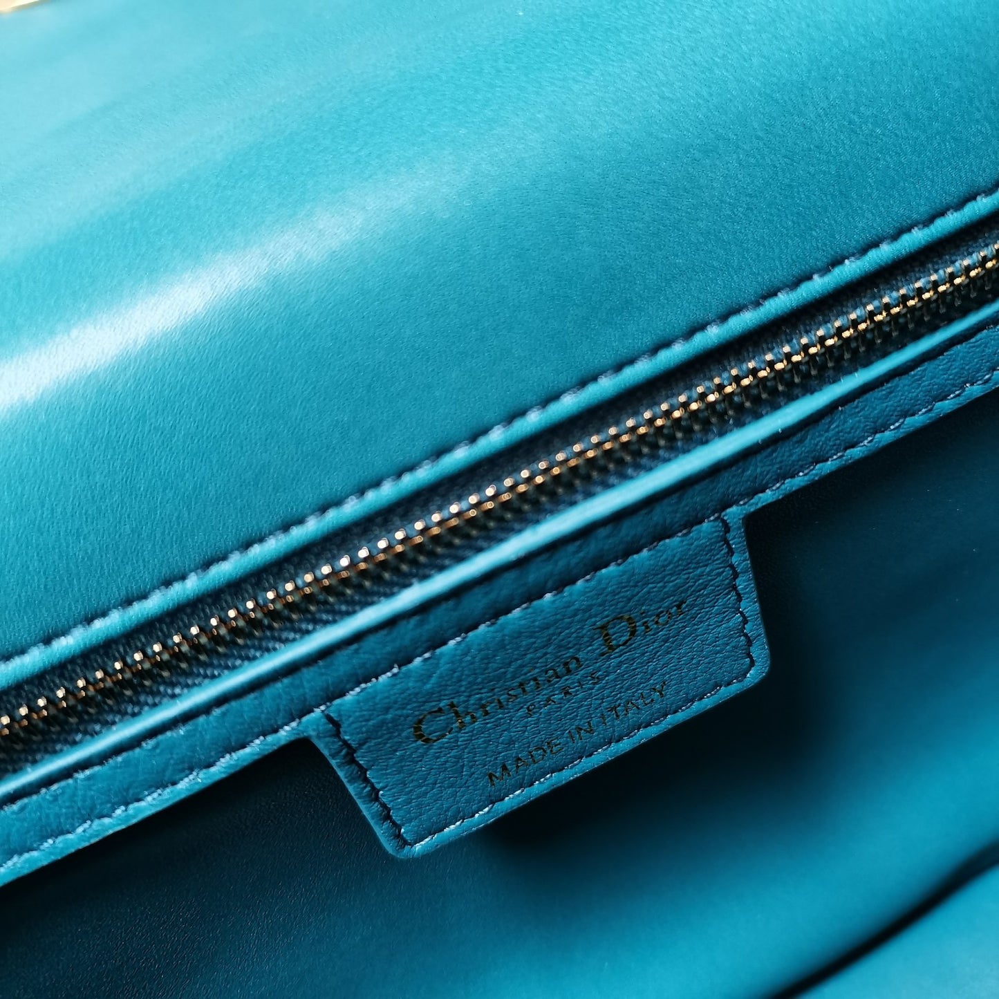 Dior Caro Large Bag Sky Blue Cannage Calfskin