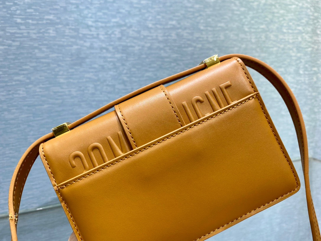 Dior 30 Montaigne Micro Bag In Yellow Box Calfskin