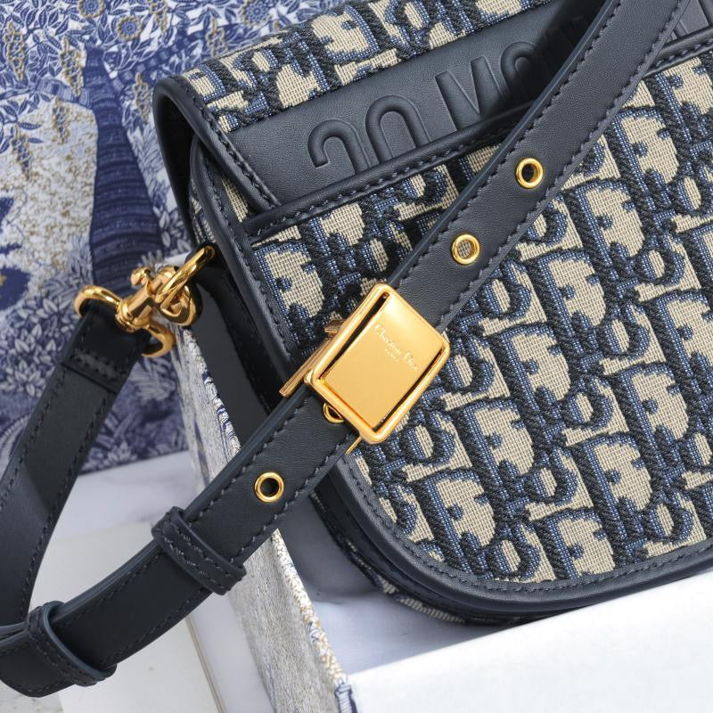 Dior Bobby Medium Bag In Black Dior Oblique Jacquard