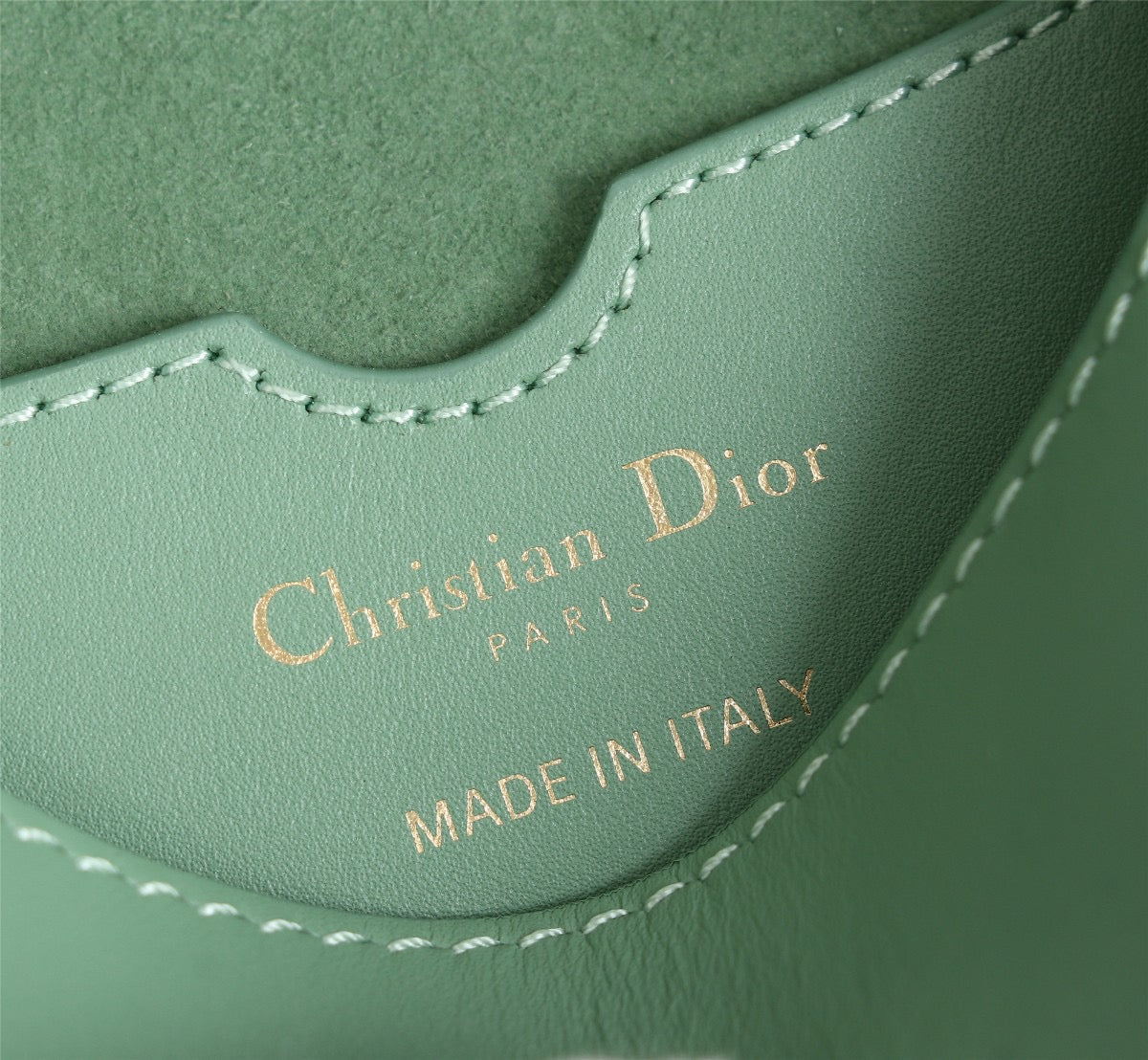 Dior Bobby Small Bag In Avocado Green Box Calfskin