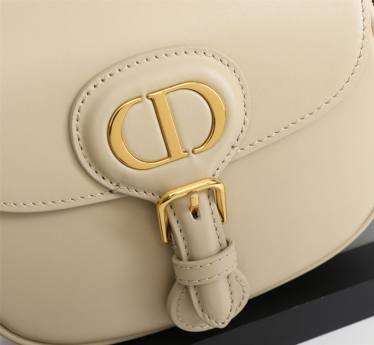 Dior Bobby Small Bag In Beige Box Calfskin