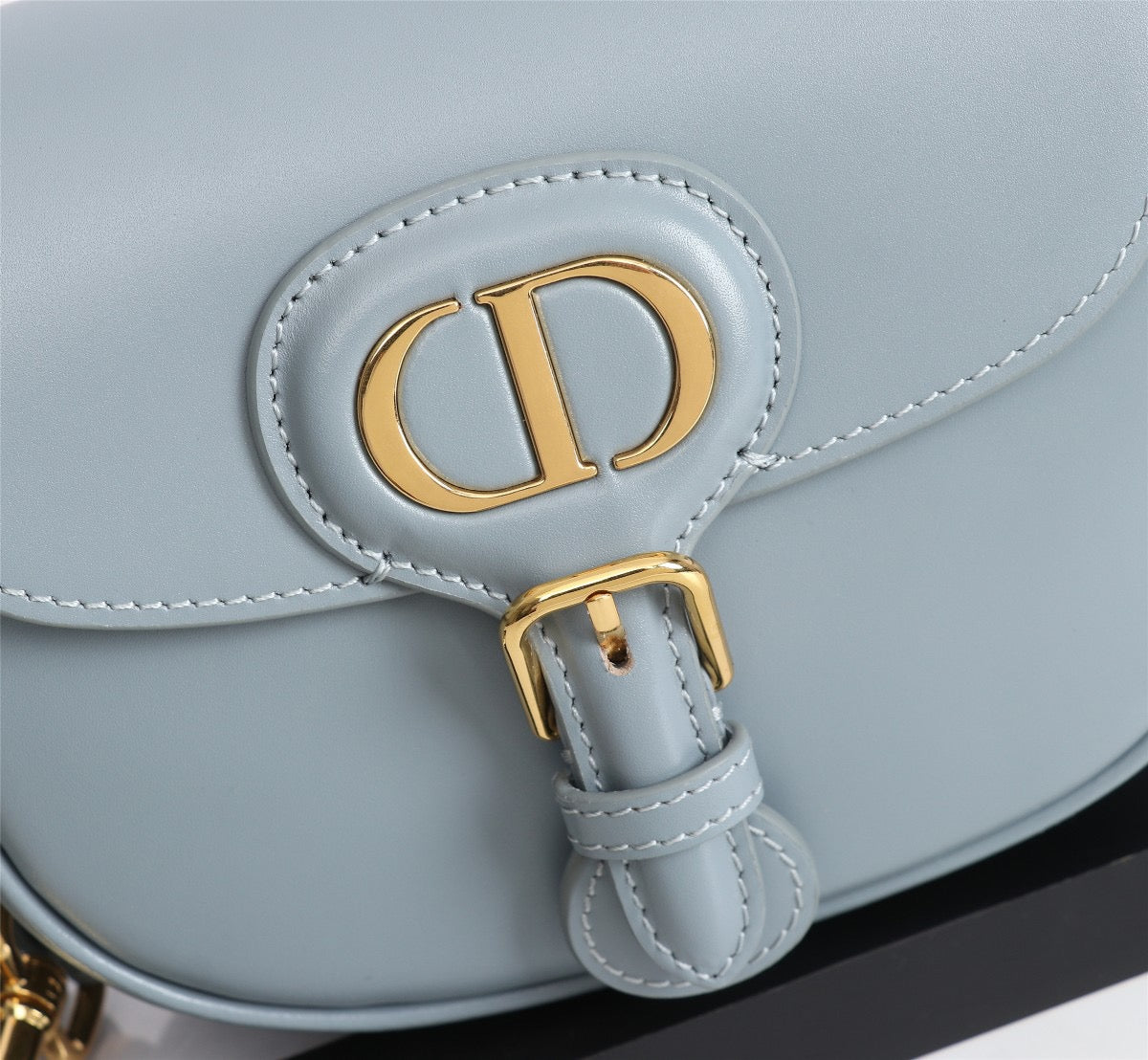 Dior Bobby Small Bag In Haze Blue Box Calfskin