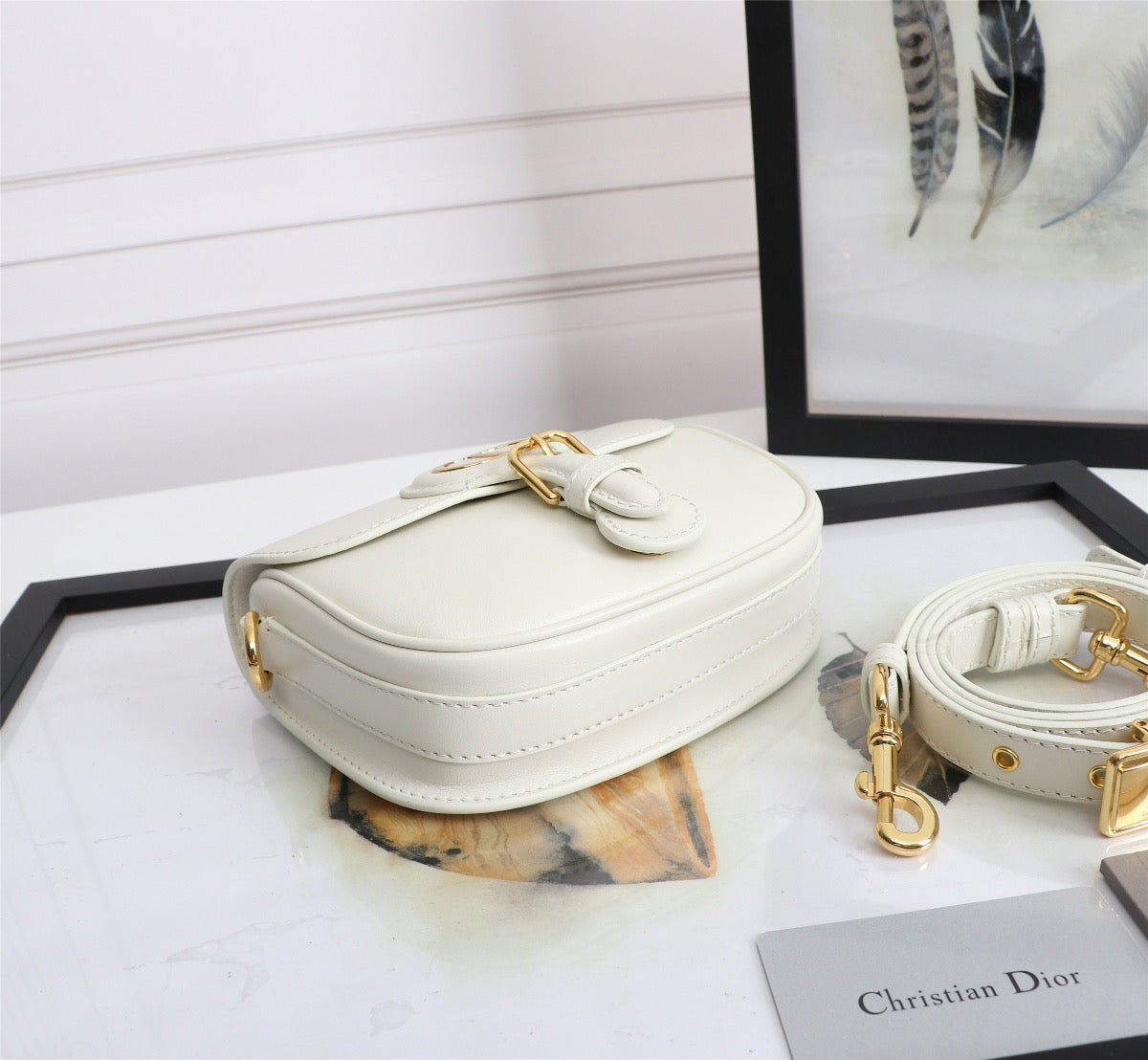 Dior Bobby Micro Bag In White Box Calfskin