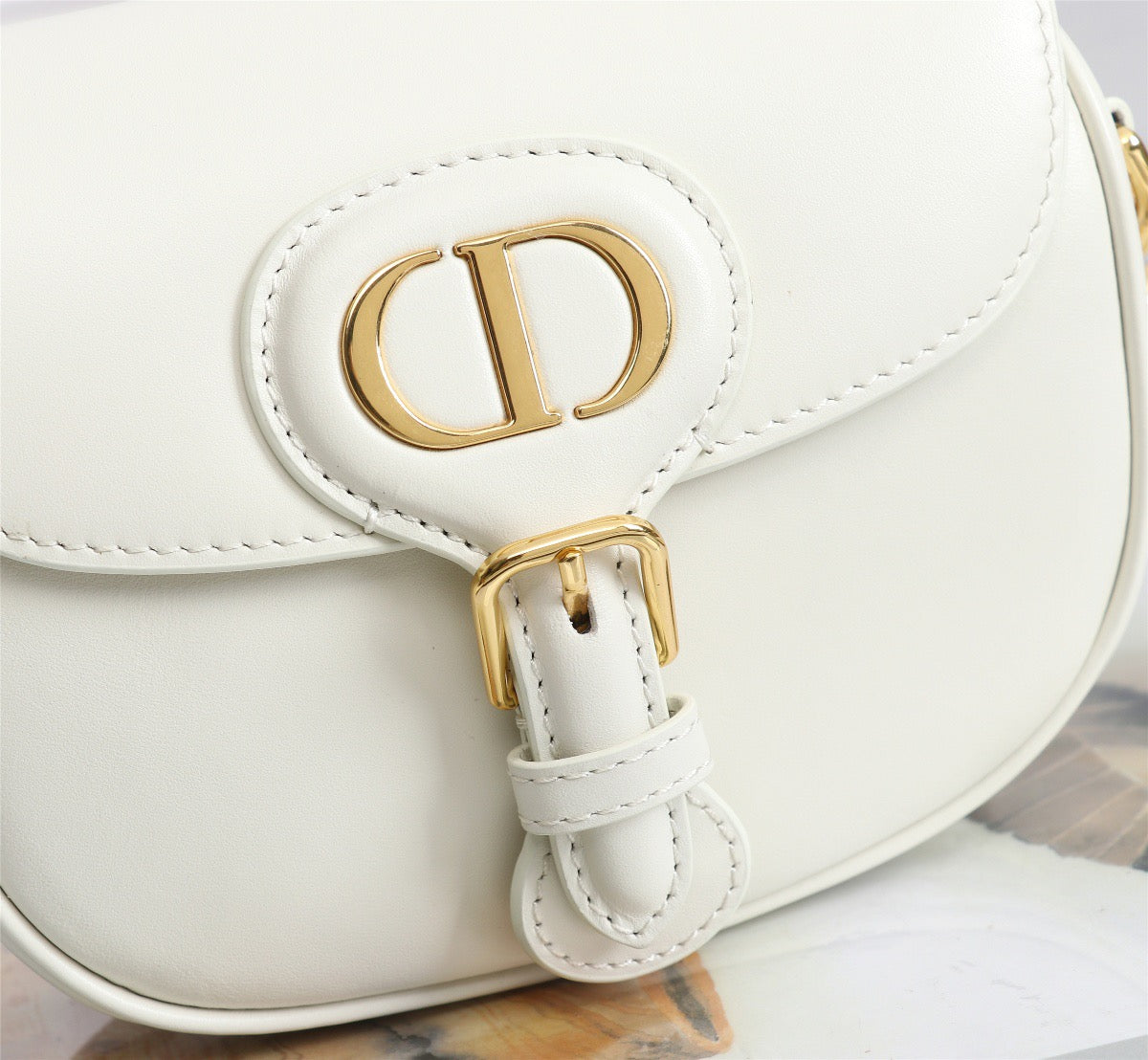 Dior Bobby Micro Bag In White Box Calfskin