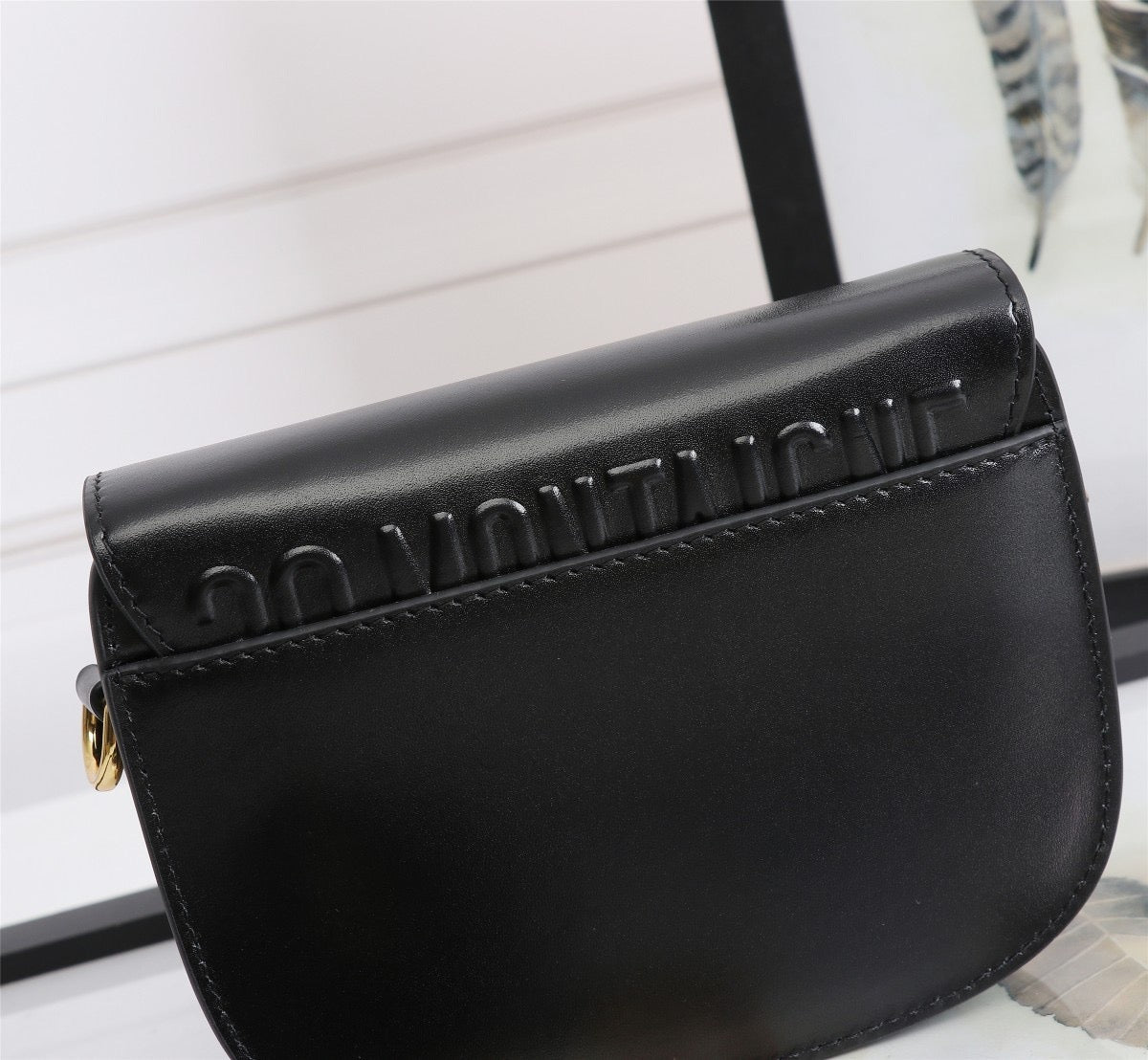 Dior Bobby Micro Bag In Black Box Calfskin