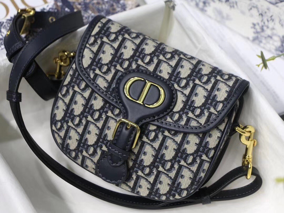 Dior Bobby Small Bag In Black Dior Oblique Jacquard