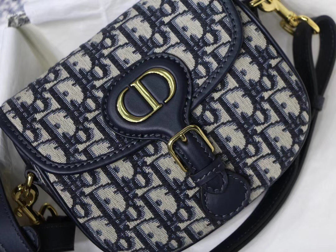 Dior Bobby Small Bag In Black Dior Oblique Jacquard