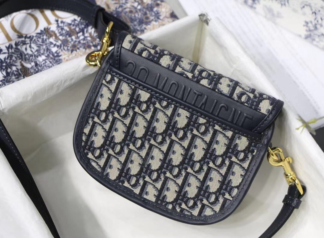 Dior Bobby Small Bag In Black Dior Oblique Jacquard