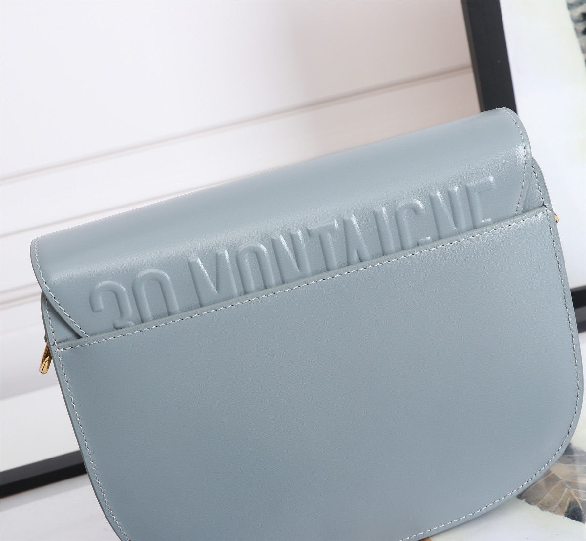 Dior Bobby Medium Bag In Haze Blue Box Calfskin