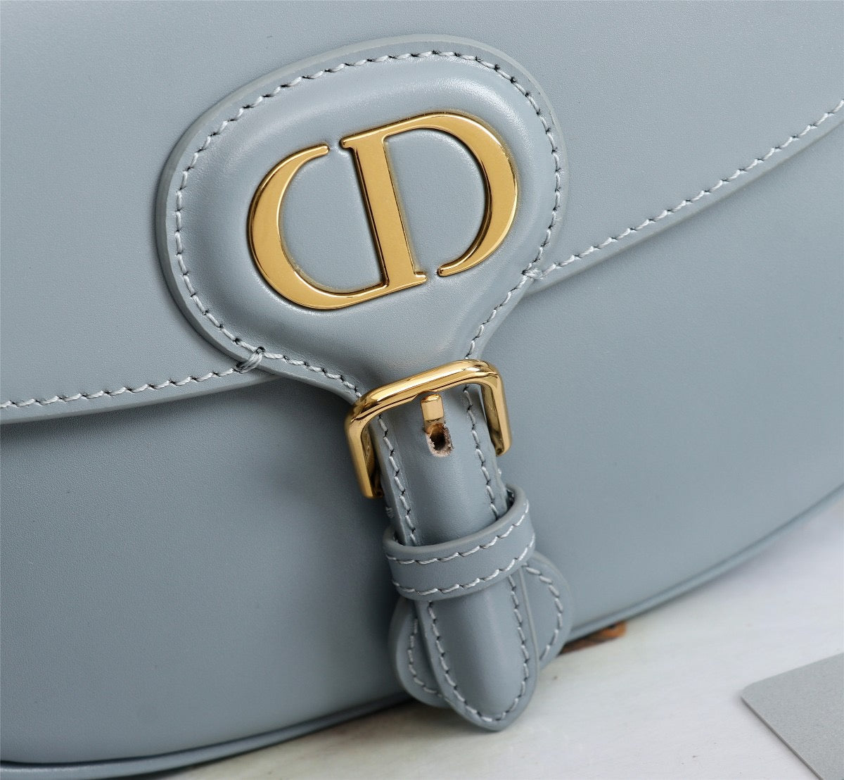 Dior Bobby Medium Bag In Haze Blue Box Calfskin