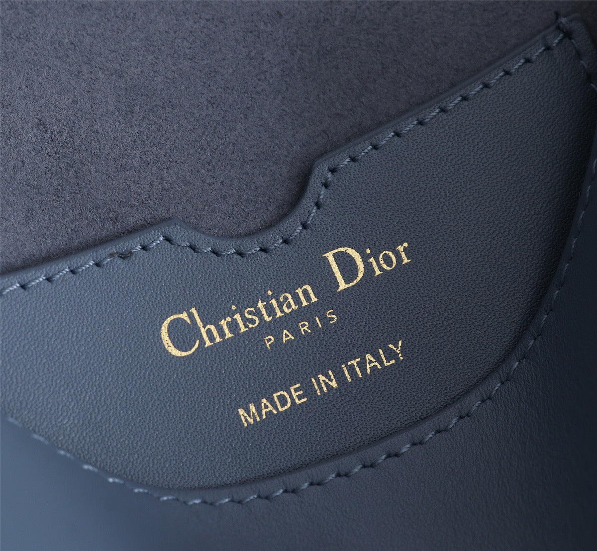 Dior Bobby Medium Bag In Blue Box Calfskin