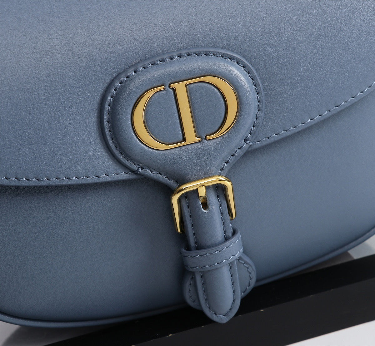 Dior Bobby Medium Bag In Blue Box Calfskin