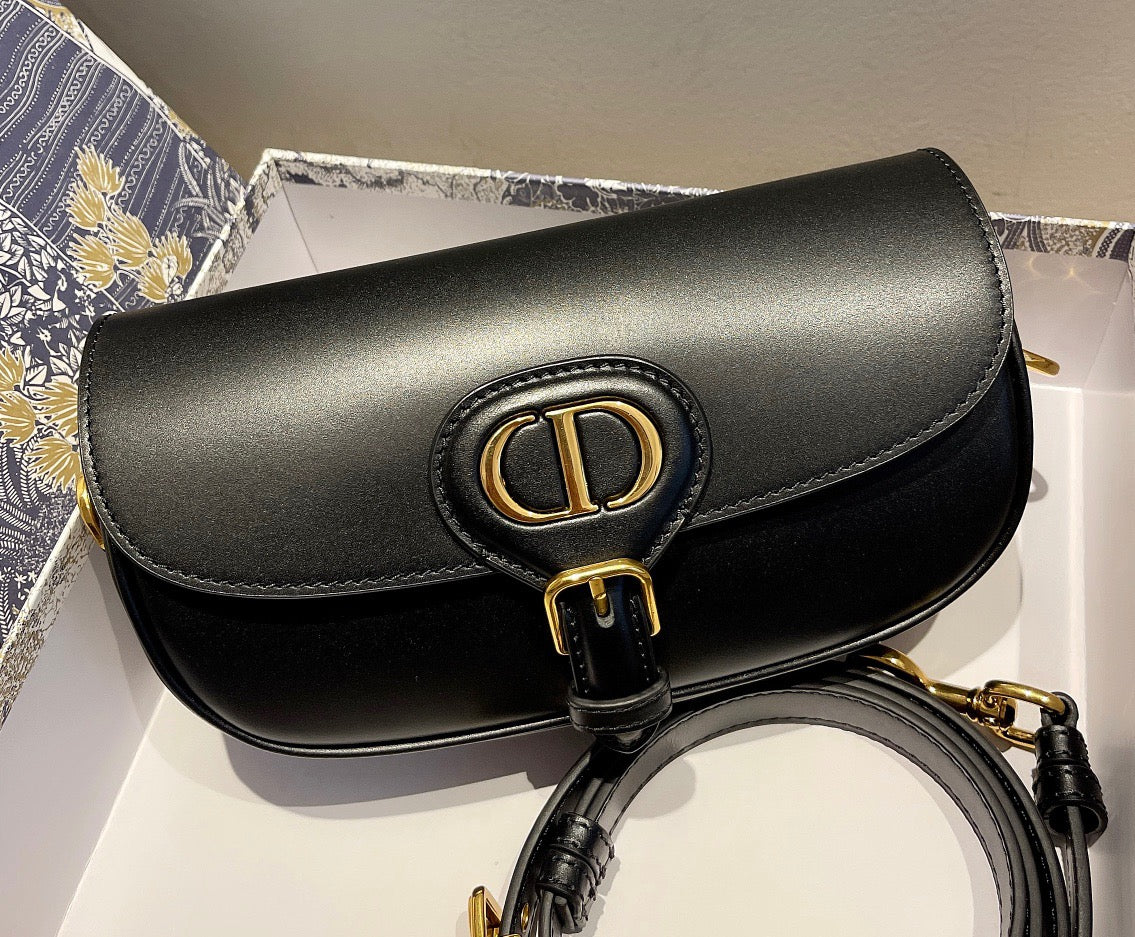 Dior Bobby East-West Bag In Black Box Calfskin