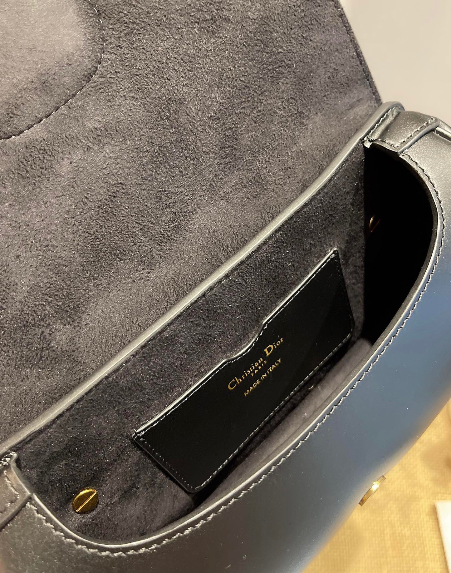 Dior Bobby East-West Bag In Black Box Calfskin