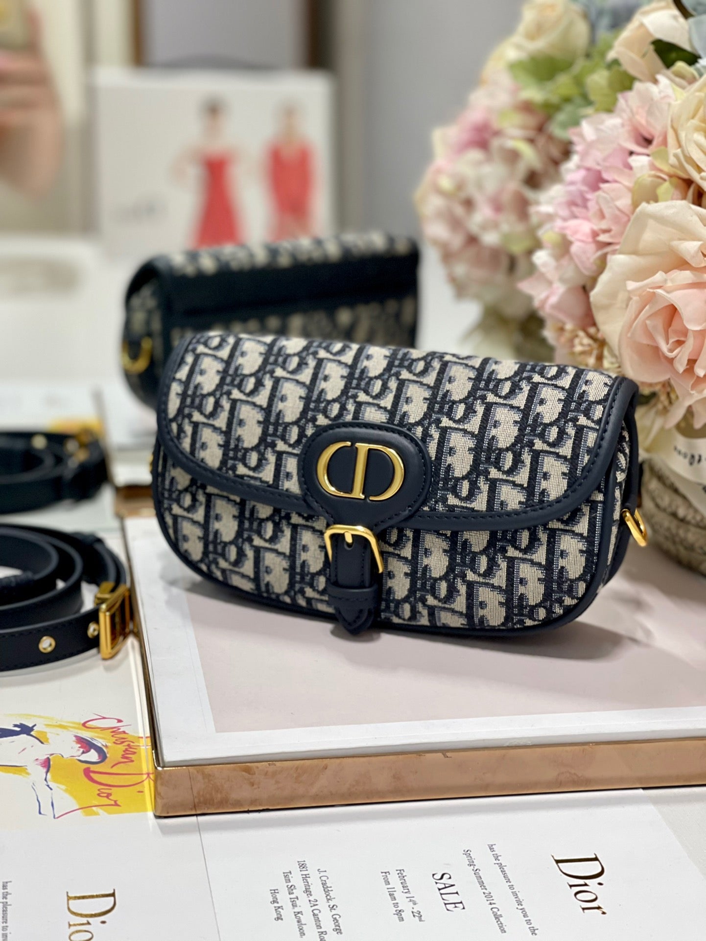 Dior Bobby East-West Bag In Oblique Jacquard Calfskin