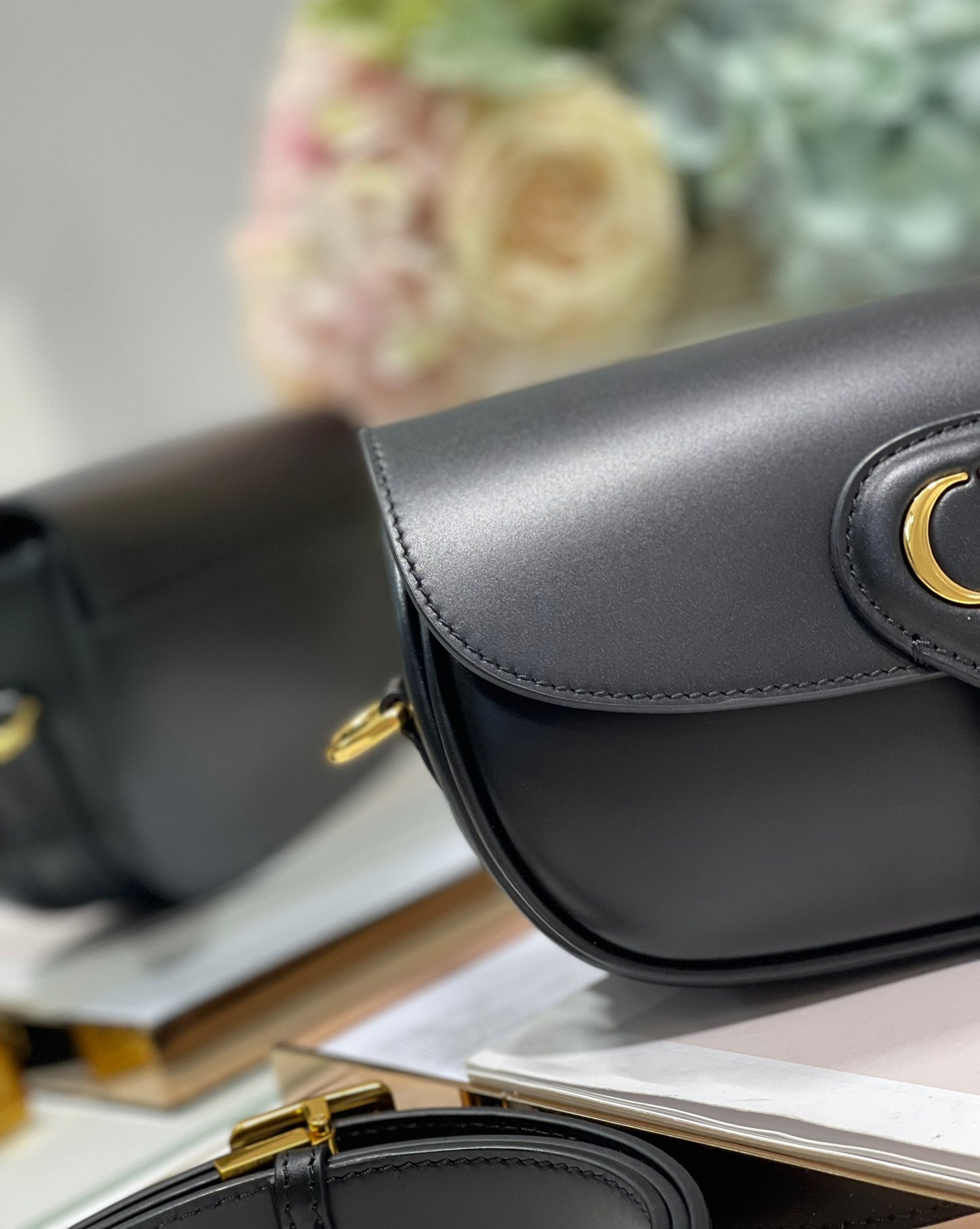 Dior Bobby East-West Bag In Black Box Calfskin