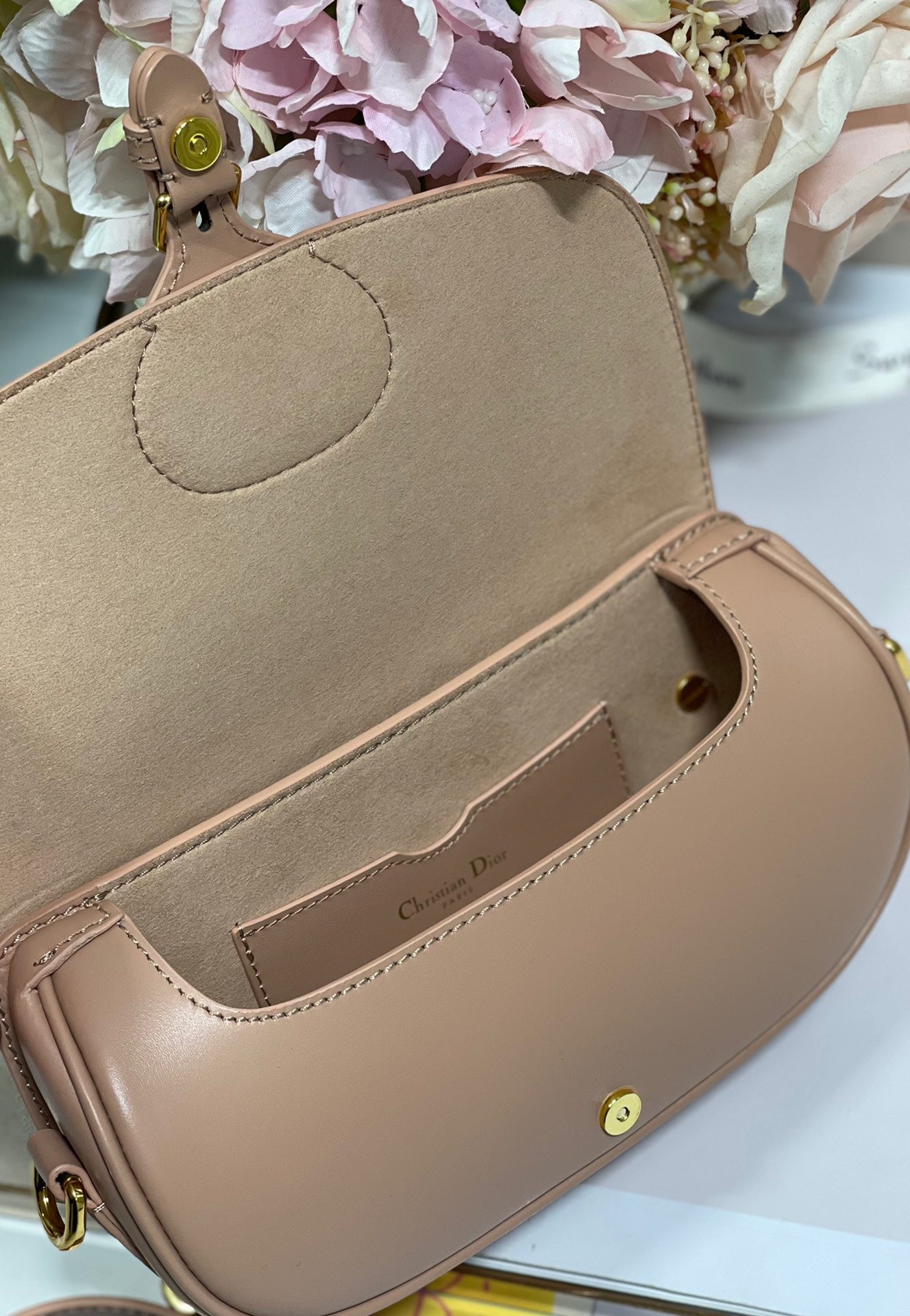 Dior Bobby East-West Bag In Light Pink Box Calfskin