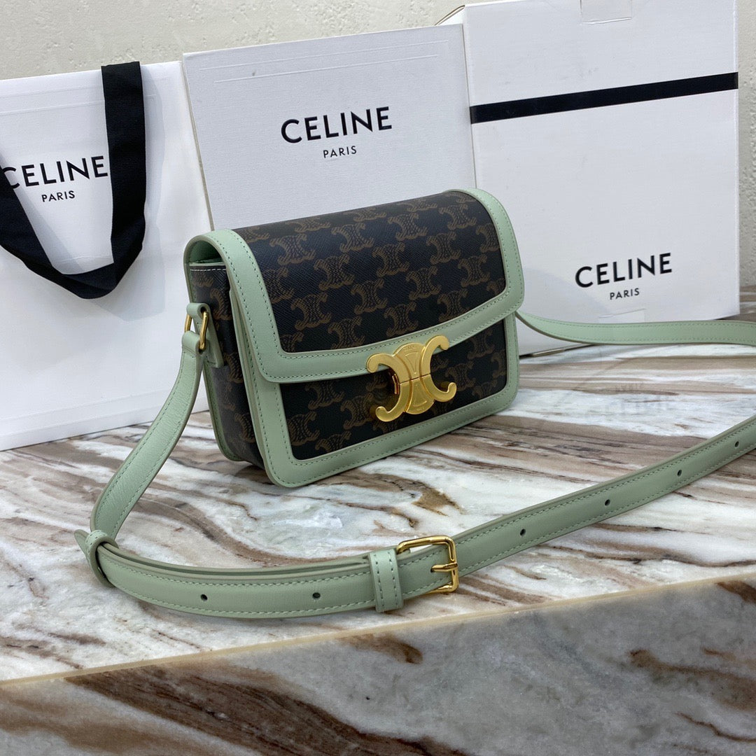 Celine Classic Box Teen Bag In Fabric Patchwork leather Vintage Canvas Box