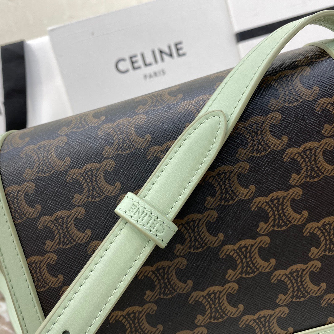 Celine Classic Box Teen Bag In Fabric Patchwork leather Vintage Canvas Box