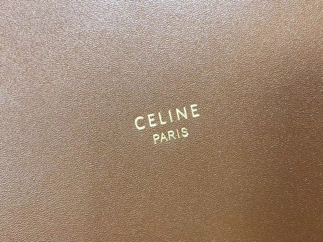 Celine Bucket 16 Bag In Canvas With Celine Logo