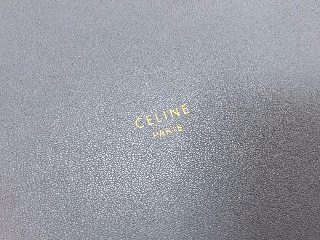 Celine Bucket 16 Bag In Haze Blue Smooth Calfskin