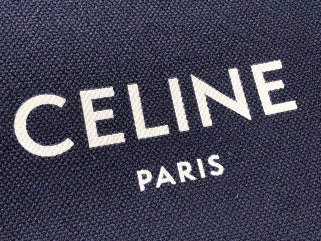 Celine Denim Arc De Triomphe Jacquard Small Tote