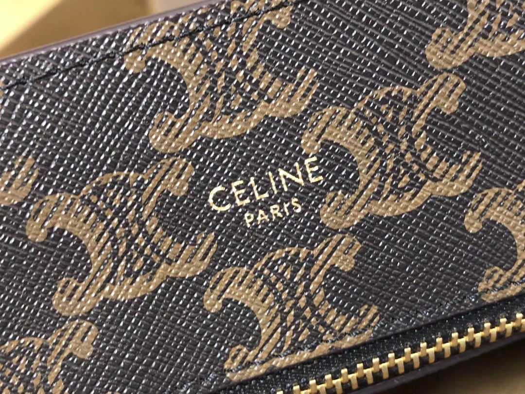 Celine Denim Arc De Triomphe Black Jacquard Small Tote