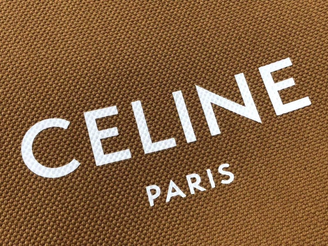 Celine Denim Arc De Triomphe  Khaki Small Tote