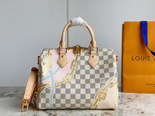 LV Speedy 25 White Checkerboard Nautical Series