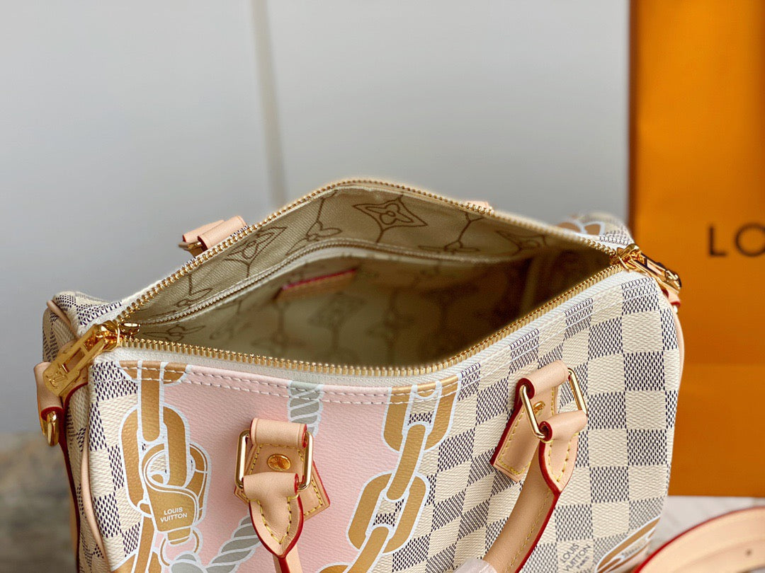 LV Speedy 25 White Checkerboard Nautical Series