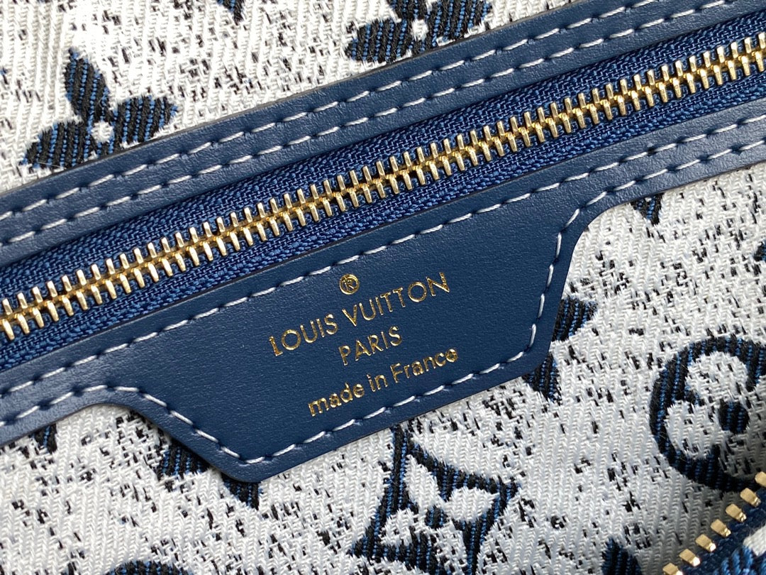 LV Speedy 25 In Classic Blue Denim