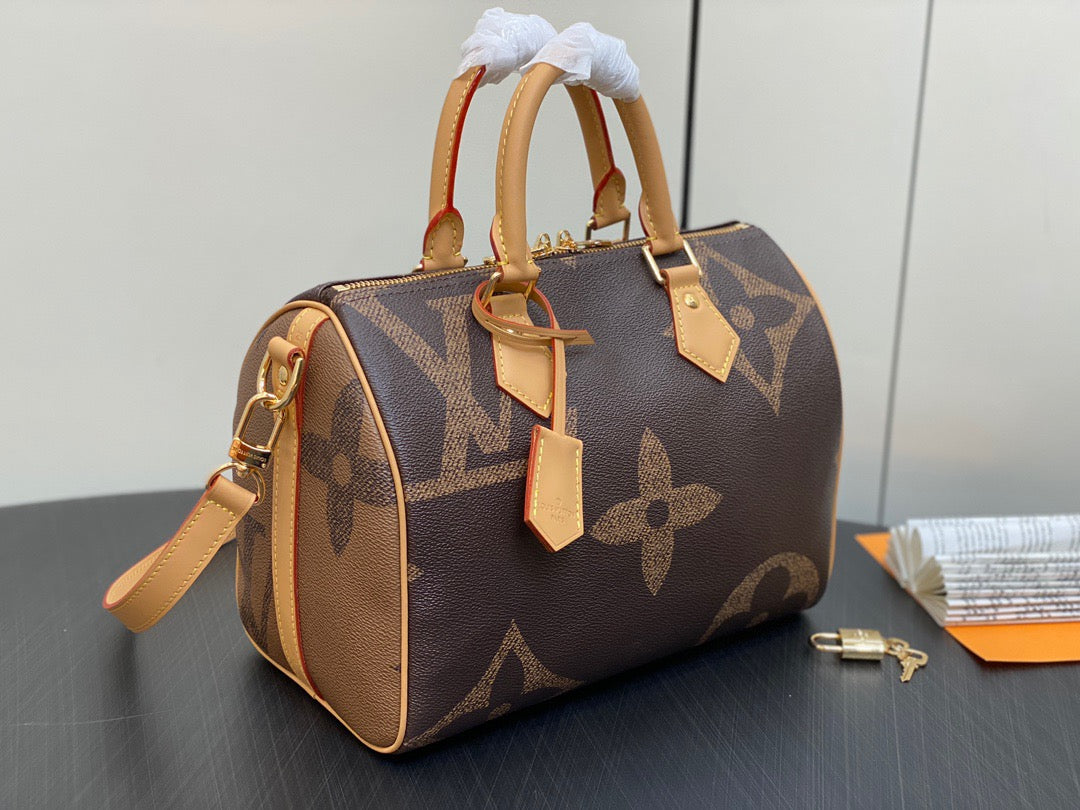 LV Speedy 25 Jungle Series Large Flower