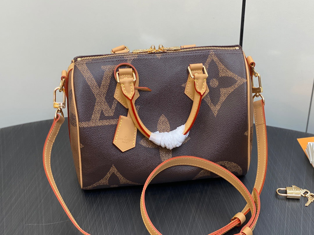 LV Speedy 25 Jungle Series Large Flower