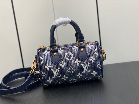 LV Speedy 16 In Denim Style