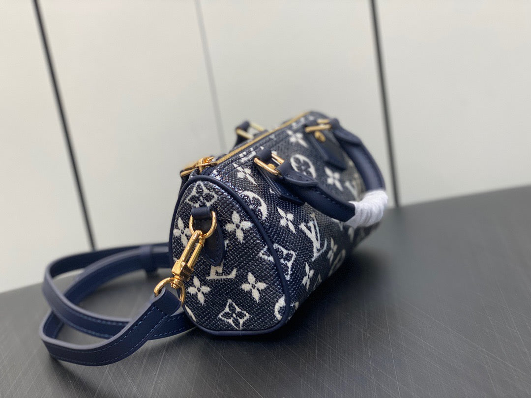 LV Speedy 16 In Denim Style