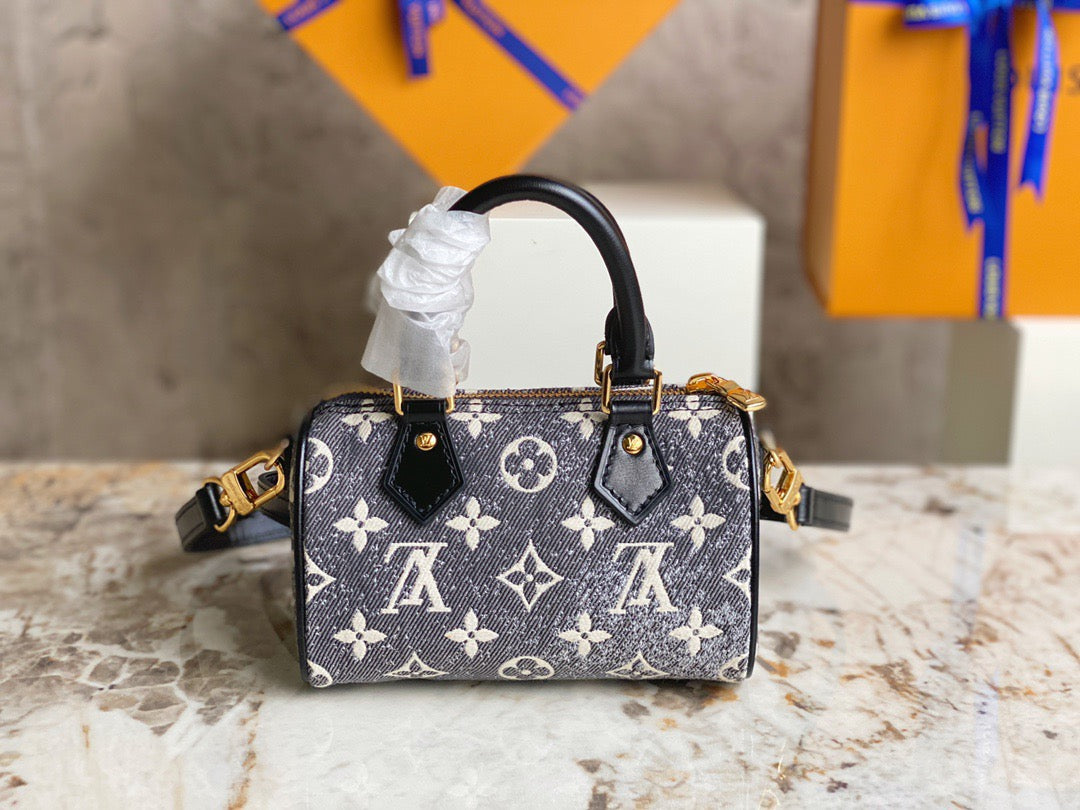 LV Speedy 16 Denim Presbyopia Model