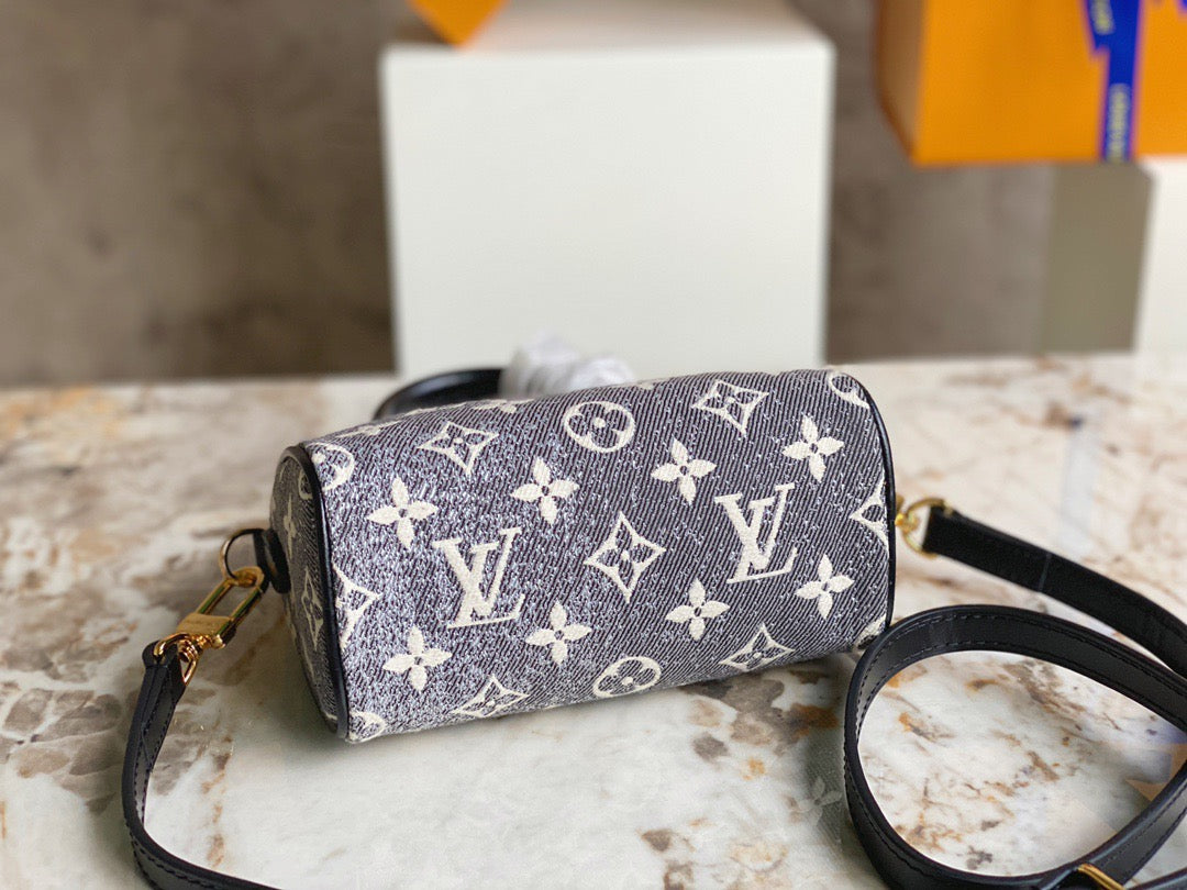 LV Speedy 16 Denim Presbyopia Model